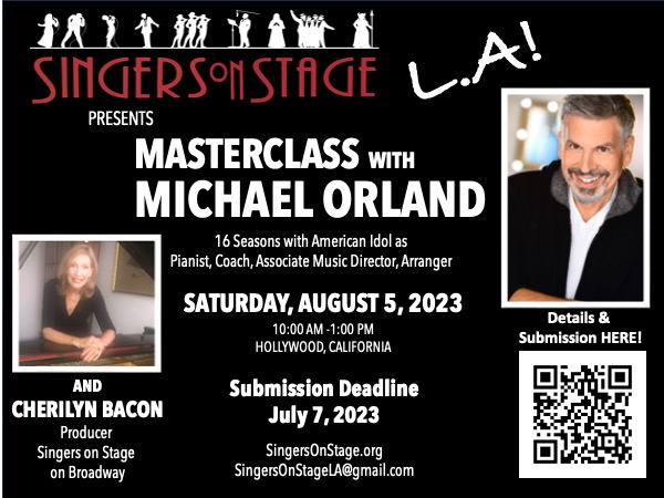 Michael Orland American Idol & Cherilyn Bacon masterclass
